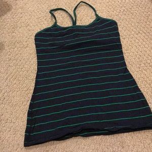 EUC Lulu Power Y Tank in Green Bean!